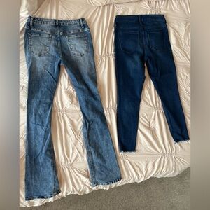 2 pairs - blue jeans Medium / 8